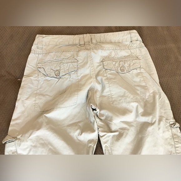 H&M L.O.G.G. Carpenter Cargo Khaki Pants with Adjustable Waist & Ankles - 6 - Picture 10 of 10